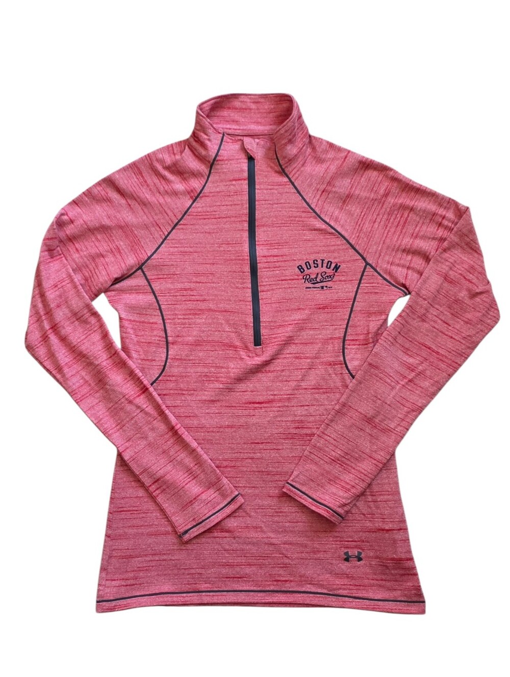 ​Boston Red Sox Under Armour Small Red HeatGear 1/4 Zip Pullover MLB Athletic